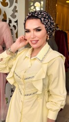 0370 LİN SARI GÖMLEK - 4