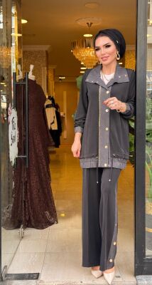 3088 BEREN TENSEL QUPRA TAKIM SİYAH - 1